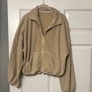 Cozy Beige Teddy Jacket for Women